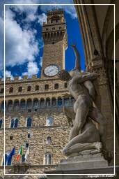 Florence (153) Piazza della Signoria - L’Enlèvement de la Sabine de Giambologna