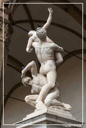 Florence (182) Piazza della Signoria - Giambologna's Rape of the Sabine