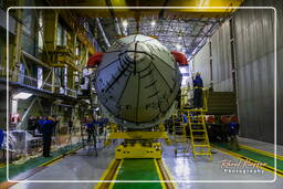 Campagna di lancio di GIOVE-B (4811) Mating Block E on Soyuz Packet