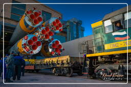 Campaña de lanzamiento GIOVE-B (5172) Rollout de Soyuz