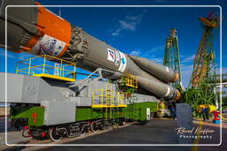 Campanha de lançamento GIOVE-B (5258) Rollout de Soyuz