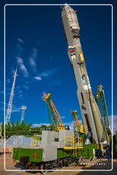 Campaña de lanzamiento GIOVE-B (5296) Rollout de Soyuz