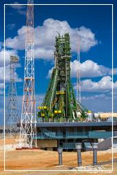 Campaña de lanzamiento GIOVE-B (5452) Rollout de Soyuz