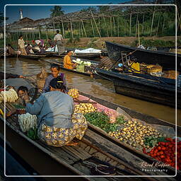 Birmania (638) Inle - Mercato fluttuante