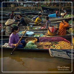 Birmania (645) Inle - Mercado flotante