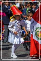 Cusco - Fiestas Patrias Peruanas (197) Plaza de Armas di Cusco