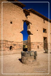 Raqchi (24) Tempel von Wiracocha