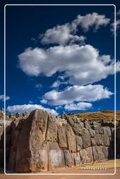 Saqsaywaman (47) Murs de la forteresse inca de Sacsayhuamán