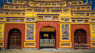 Huế, Imperial City - Gate to Pavilion of Splendour (Hiển Lâm các), Vietnam