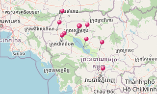 Mapa: Camboya