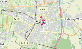 Mapa: Colmar