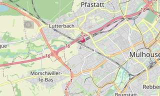 Karte: Stadt des Zuges (Mülhausen)