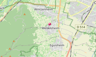 Mapa: Wettolsheim
