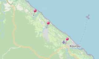 Carte: Centre Spatial Guyanais