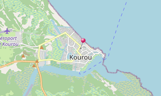 Mapa: Kourou