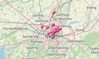 Mapa: Munique