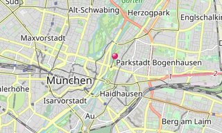 Karte: Friedensengel (München) Straßenkunst