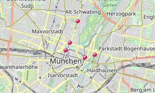 Karte: München bei Nacht
