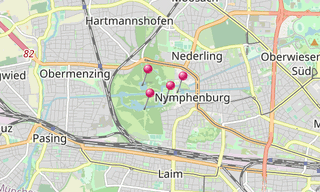Map: Nymphenburg Palace