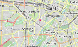 Karte: Schlachthof (München) Straßenkunst