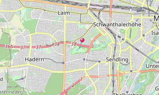 Map: Westpark (Munich)