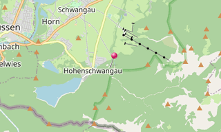 Mappa: Castello di Neuschwanstein