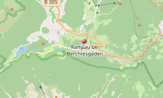 Mapa: Ramsau