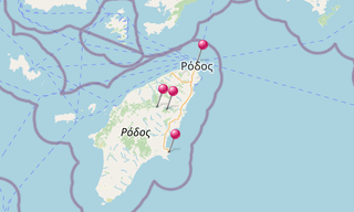 Map: Rhodes
