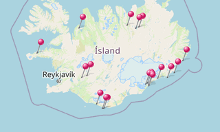 Mapa: Islandia