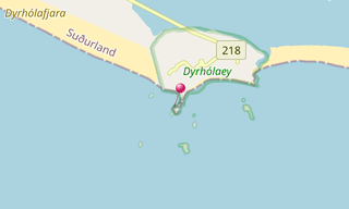 Map: Dyrhólaey