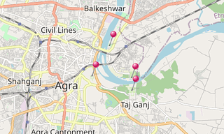 Mapa: Agra