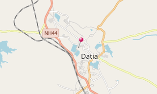 Mapa: Datia