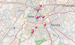 Mapa: Delhi