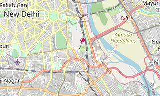 Mapa: Tumba de Humayun