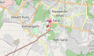 Map: Mehrauli archaeological park