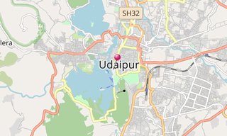 Carte: Udaipur