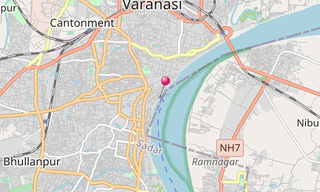 Mapa: Varanasi