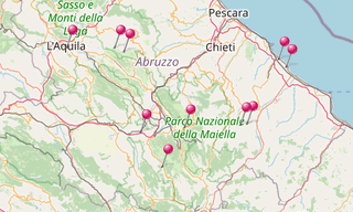 Mapa: Abruzos