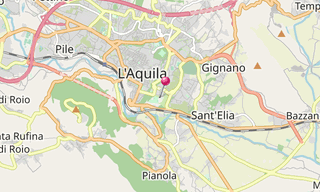 Mapa: L’Aquila
