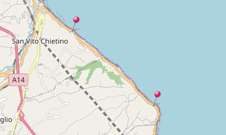 Map: San Vito Chietino