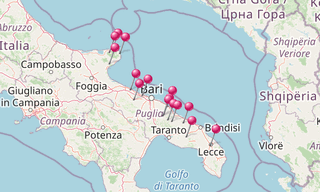 Karte: Apulien
