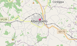 Mapa: Alberobello