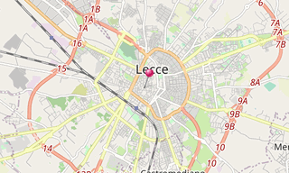 Mapa: Lecce