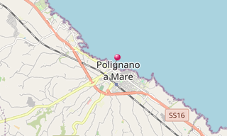 Mapa: Polignano a Mare