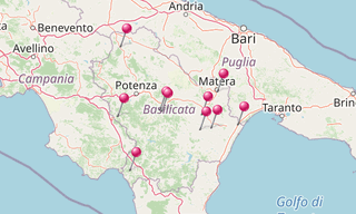 Mapa: Basilicata