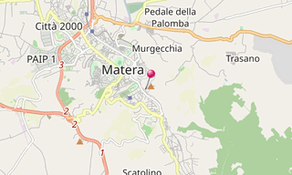 Mapa: Matera