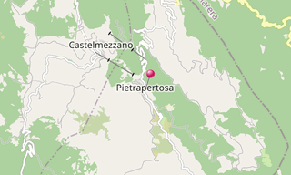 Mapa: Pietrapertosa