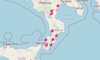 Map: Calabria