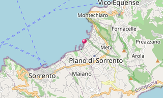 Map: Marina di Cassano (Piano di Sorrento)