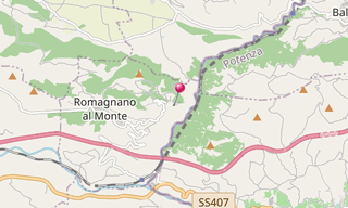 Mapa: Romagnano al Monte